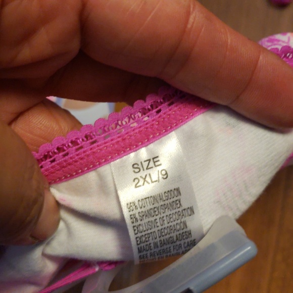 2 zebra print juniors thong g-string 1X xxl xl - Picture 3 of 6